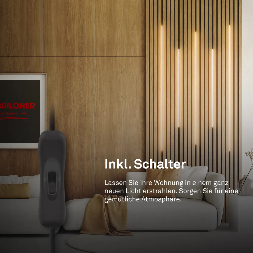 Solution LED pour Panneau Décoratif 260cm : Kit Prêt à Poser Briloner - 8
