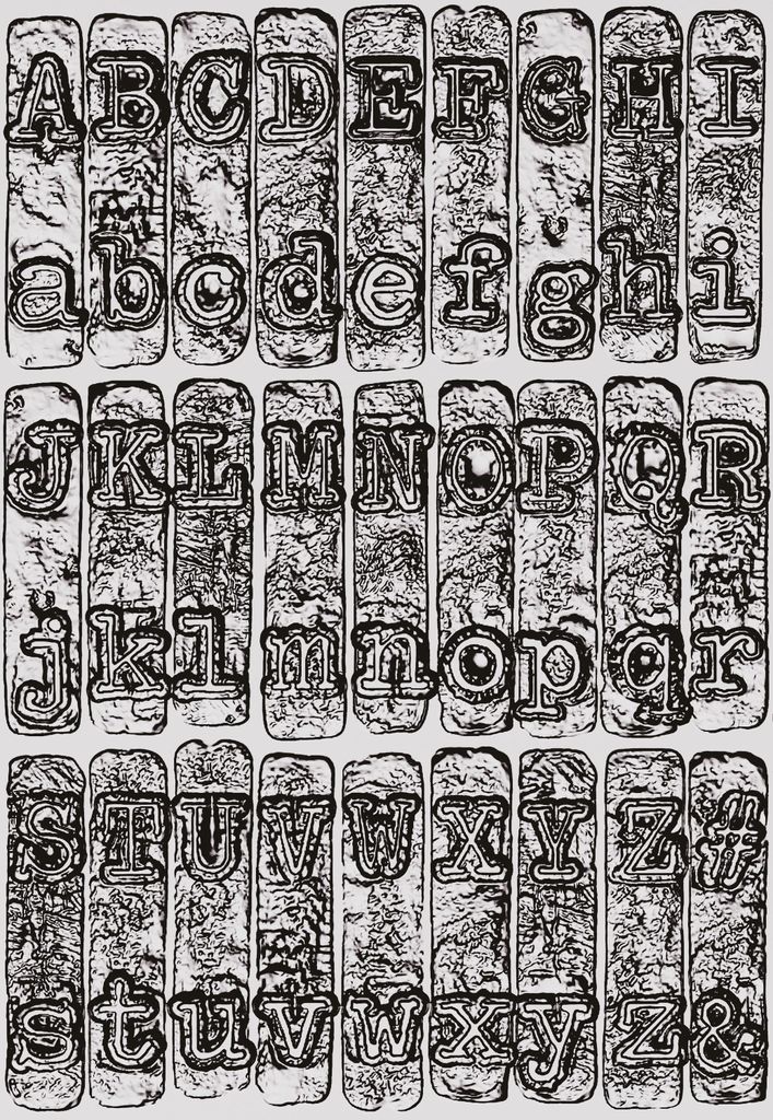 Sizzix A5 3D Prägeschablone by Tim Holtz 15.3x21.6 cm Typewriter