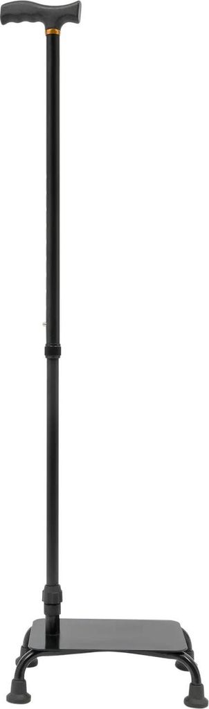 Treppensteig-Gehstock - Höhenverstellbar 85–105 cm, 10 Stufen - Tragkraft 150 kg - Trittplatte 23×15×7,5 cm - Aluminiumlegierung & Eisen - Sch...