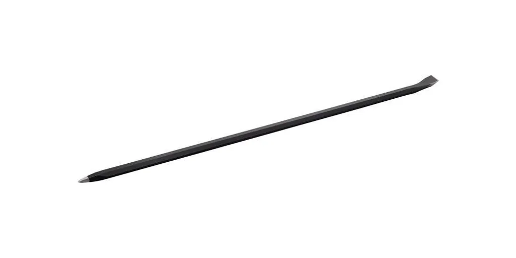 Barre à mine L.1500mm D.25mm Forme KTG Couteau à poudre - Acier Forge