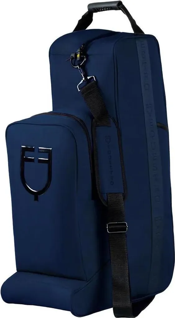 Sac à Bottes pour Concours Équitation Bleu en Cordura Equestro Pro
