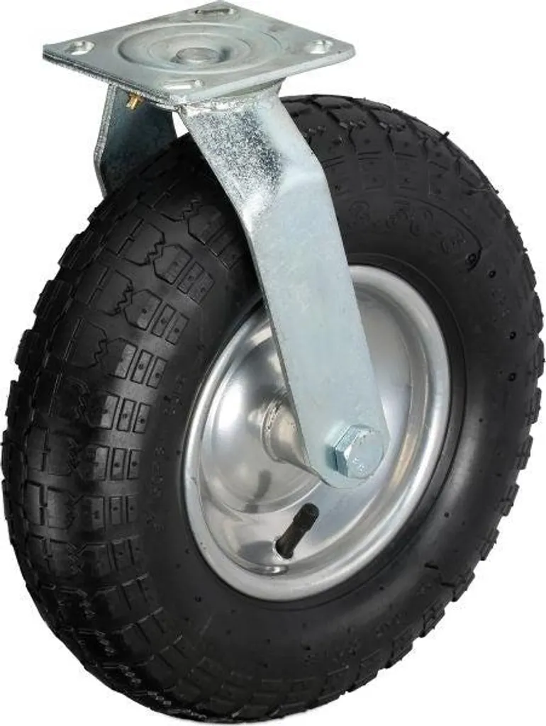 Roues doubles avec pneus gonflables 3.50-6 haute résistance pour charges