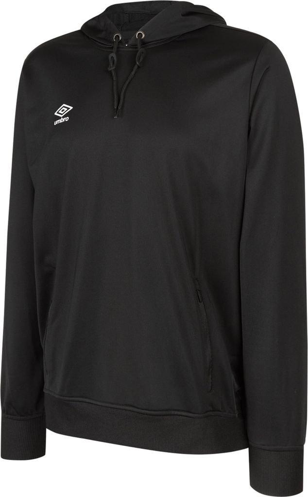 Umbro - "Club Essential" Kapuzenpullover für Kinder UO121 (128) (Schwarz)