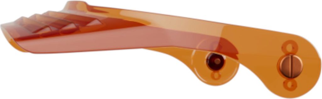 John Doe JD/One Long Helmschirm, orange, Einheitsgröße