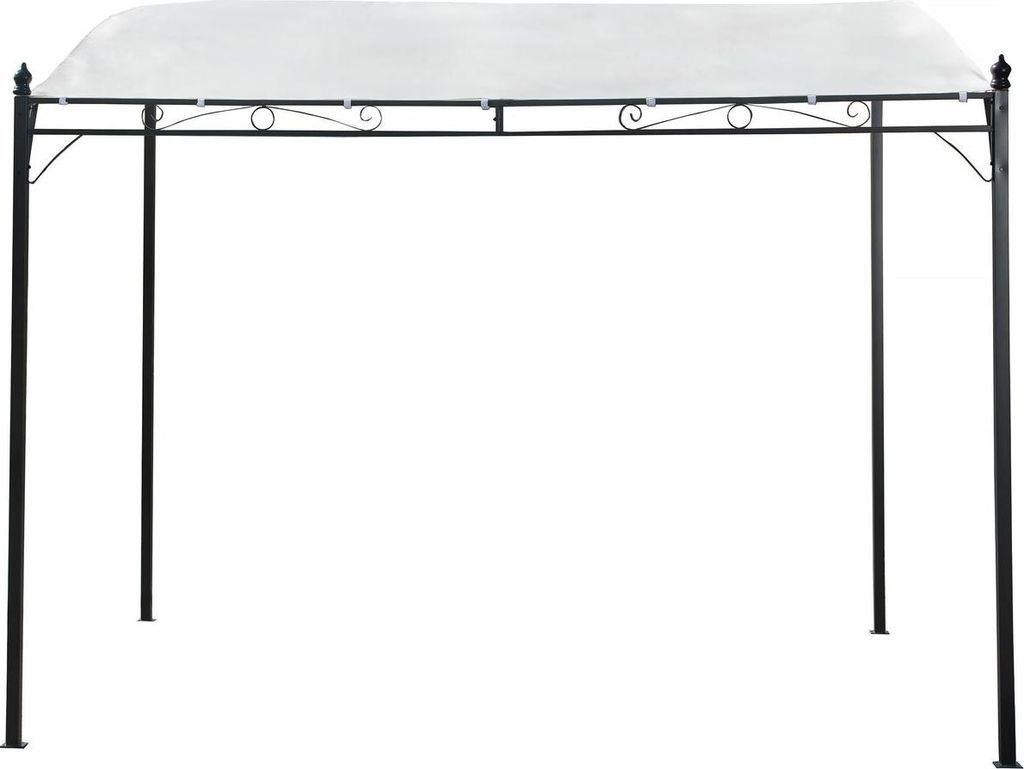 Metallpergola mit Neigung - 3 x 2,5 m - Beige