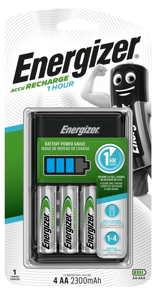 Energizer 1HR Charger 4 x AA 2300 mAh Image du produit 