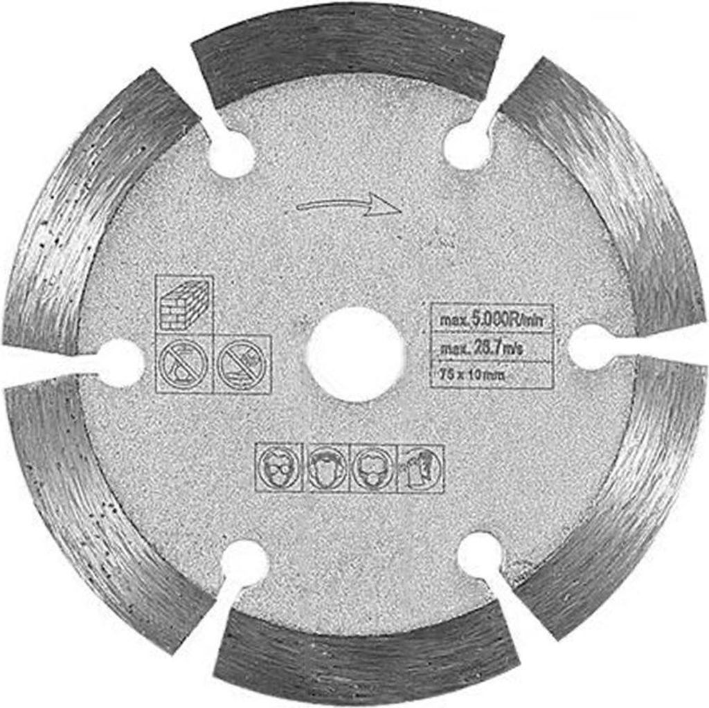 3inch Dolomit Trennscheibe 75*1.2*10mm Schleifscheibe Klinge Winkelschleifer Sägeblatt zum Schneiden von Fliesen Keramik Beton Marmor