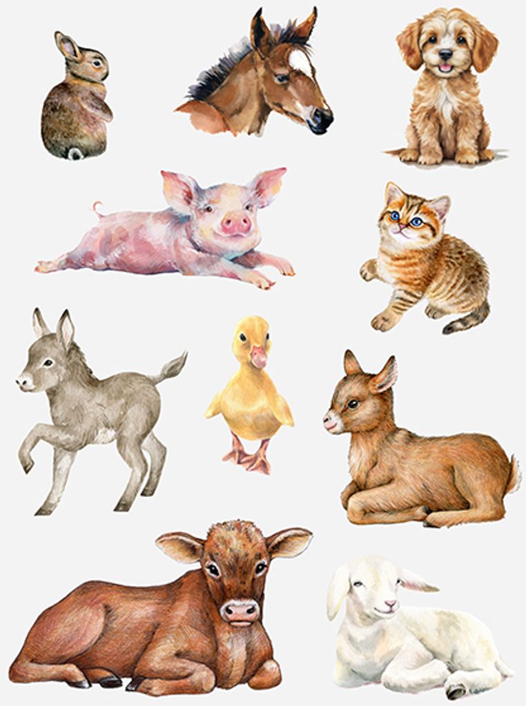 Kindertattoo Bauernhof
