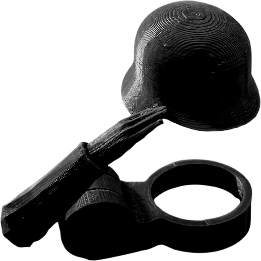 Bierflaschen-Helm mit Soldatengruß, wiederverwendbare Flaschenhülle, staubdicht, auslaufsicher, Verschlusskappenschutz, originelles Geschenk für...