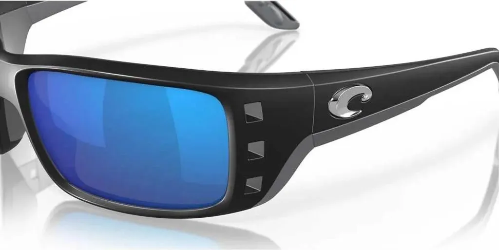 Lunettes de Soleil de Pêche Polarisées Costa Permit Miroir Bleu