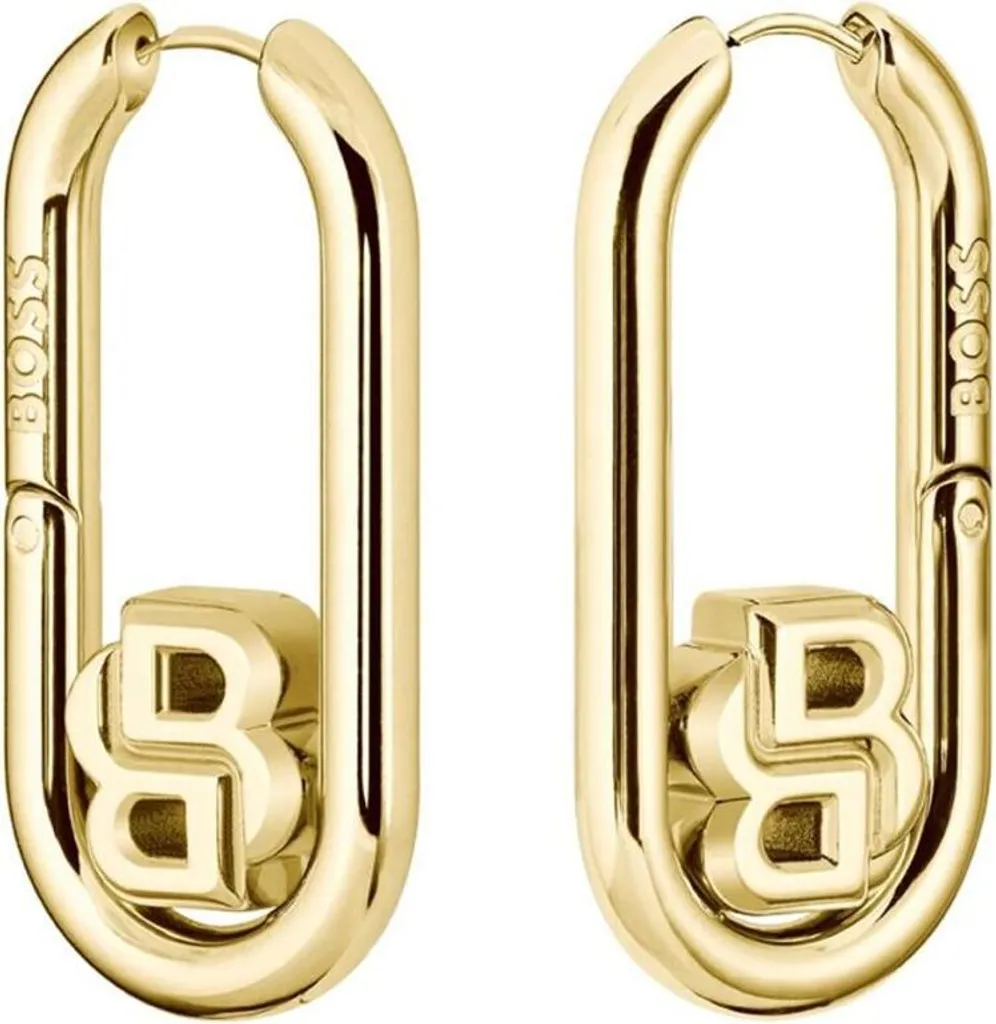 Boucles d'oreilles dorées Double B 1580629 pour vos soirées chic