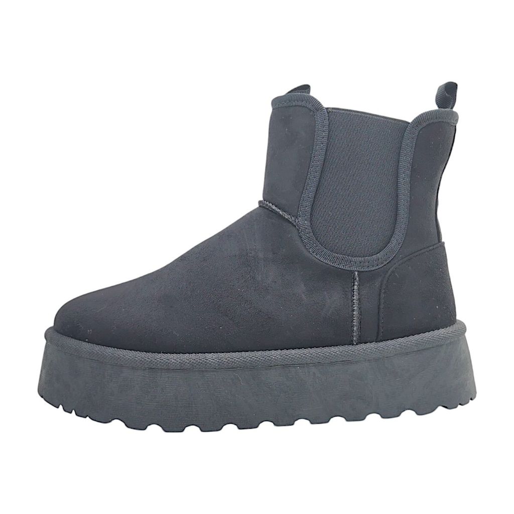 Post Xchange Black-Txt mf Damenschuhe Stiefel Gefüttert Schwarz Freizeit, Schuhgröße:39 EU