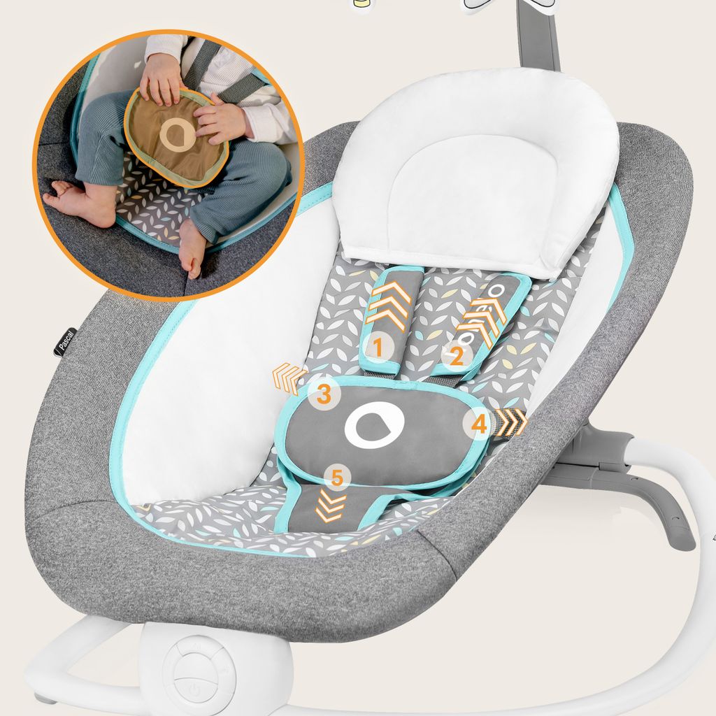 Lionelo Pascal Detská hojdačka Baby Nest Detská hojdačka Obrázok produktu 10