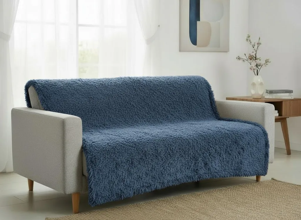 Coperta Tiffany Design 91 Blu Scuro 170X210 - Copriletto Glamour D91