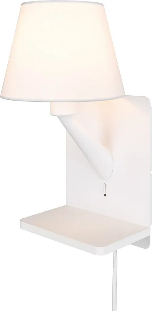 Applique Trio Comfort Blanche E14 40W pour Éclairer les Zones Sombres