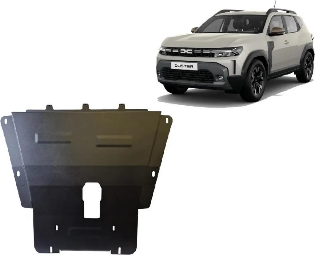 Blindage moteur Dacia Duster en acier - Protection de châssis 4x4