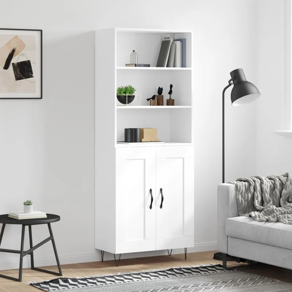 vidaXL Credenza Bianca 180cm | Mobile Dispensa Robusto e Moderno