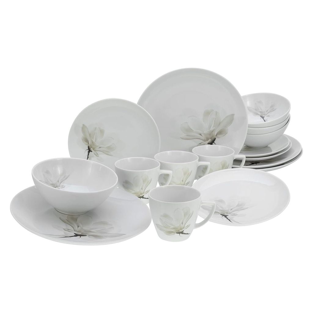 CreaTable, 25874, Home Magnolia biela, kombinovaná sada 16 Obrázok produktu 