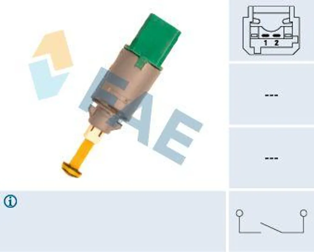 FAE 24900 Interruttore Luci Stop OE 93851952 per Renault e Opel