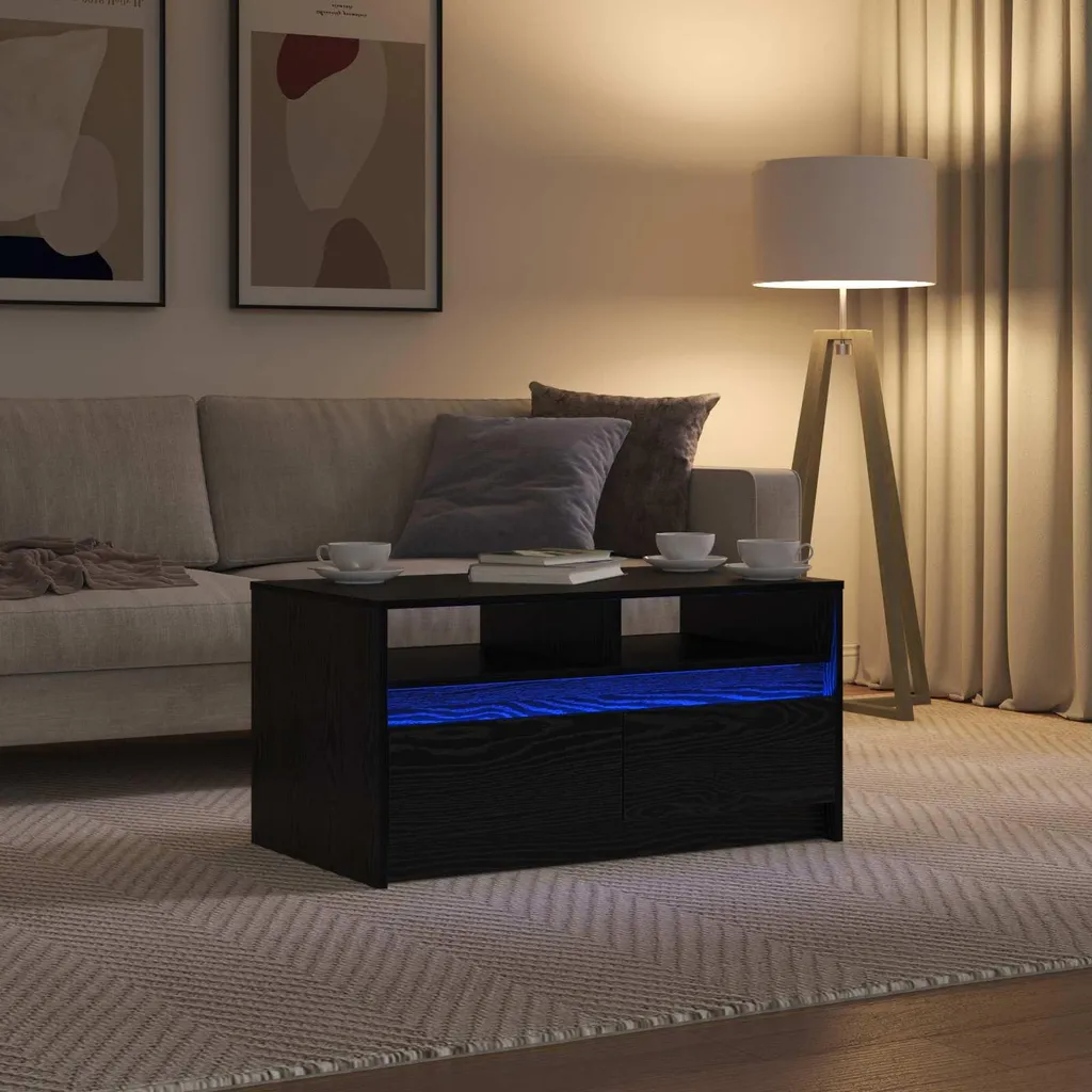 vidaXL Tavolino da Salotto Legno Vecchio 90 x 50 x 40 cm, Tavolino Moderno Rettangolare, Legno Sintetico Resistente, Accento Funzionale per Il Salotto