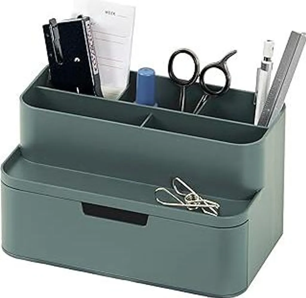 Organizer BLUE GINKGO Originale Verde - Portapenne e Cassetto