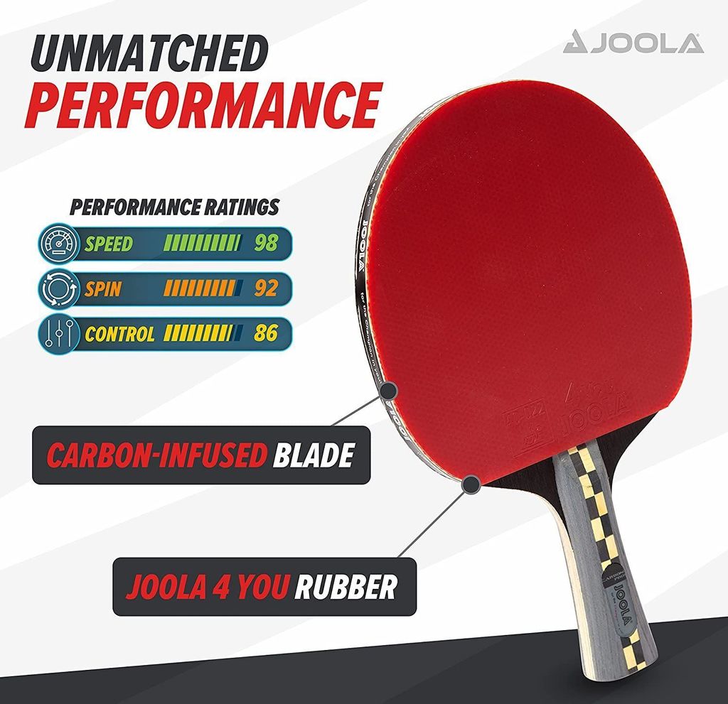 JOOLA pálka na stolný tenis Carbon Pro ITTF schválená pálka Obrázok produktu 12