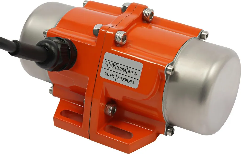 Moteur vibrant 60W réglable - Haute performance avec variateur 220V