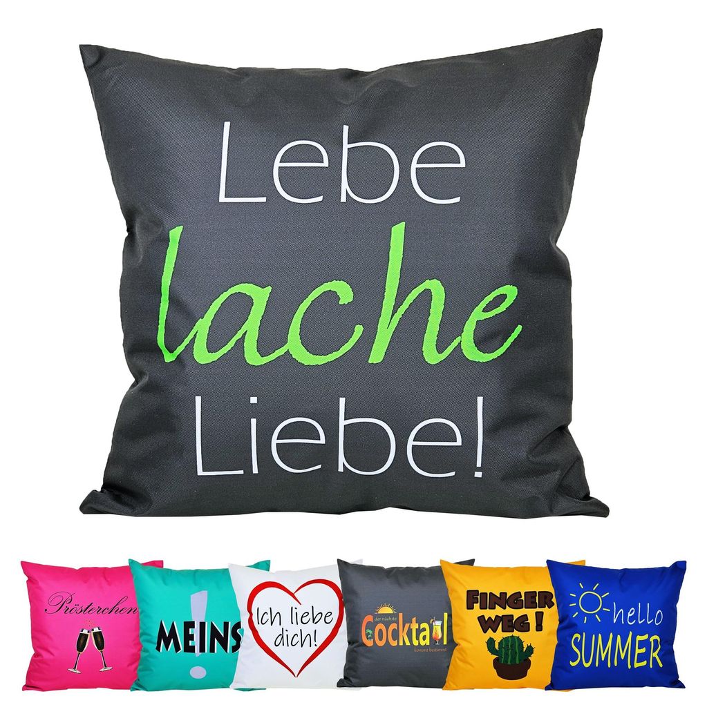JACK 50x50cm Motiv Outdoor Lounge Kissen Dekokissen inkl. Produktbild 