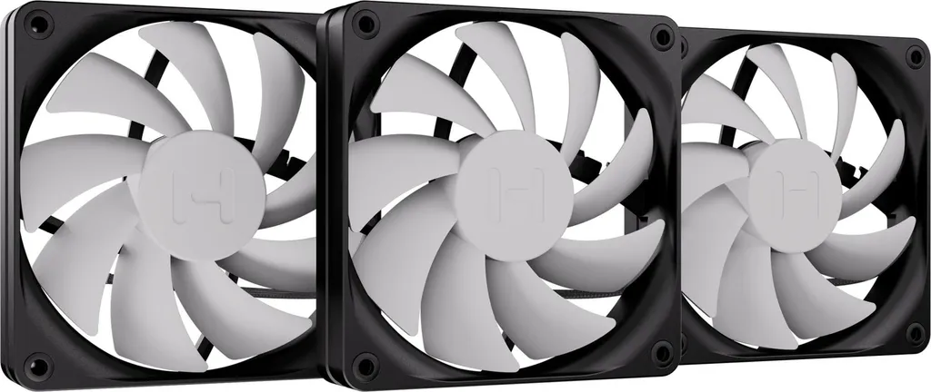 Pack de 3 Ventilateurs 120mm Hyte FA12 pour Refroidissement PC Fixe