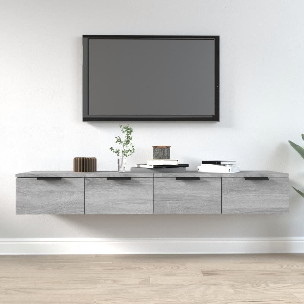 Maison Exclusive - Wandschränke 2 Stk. Grau Sonoma 68x30x20 cm Holzwerkstoff