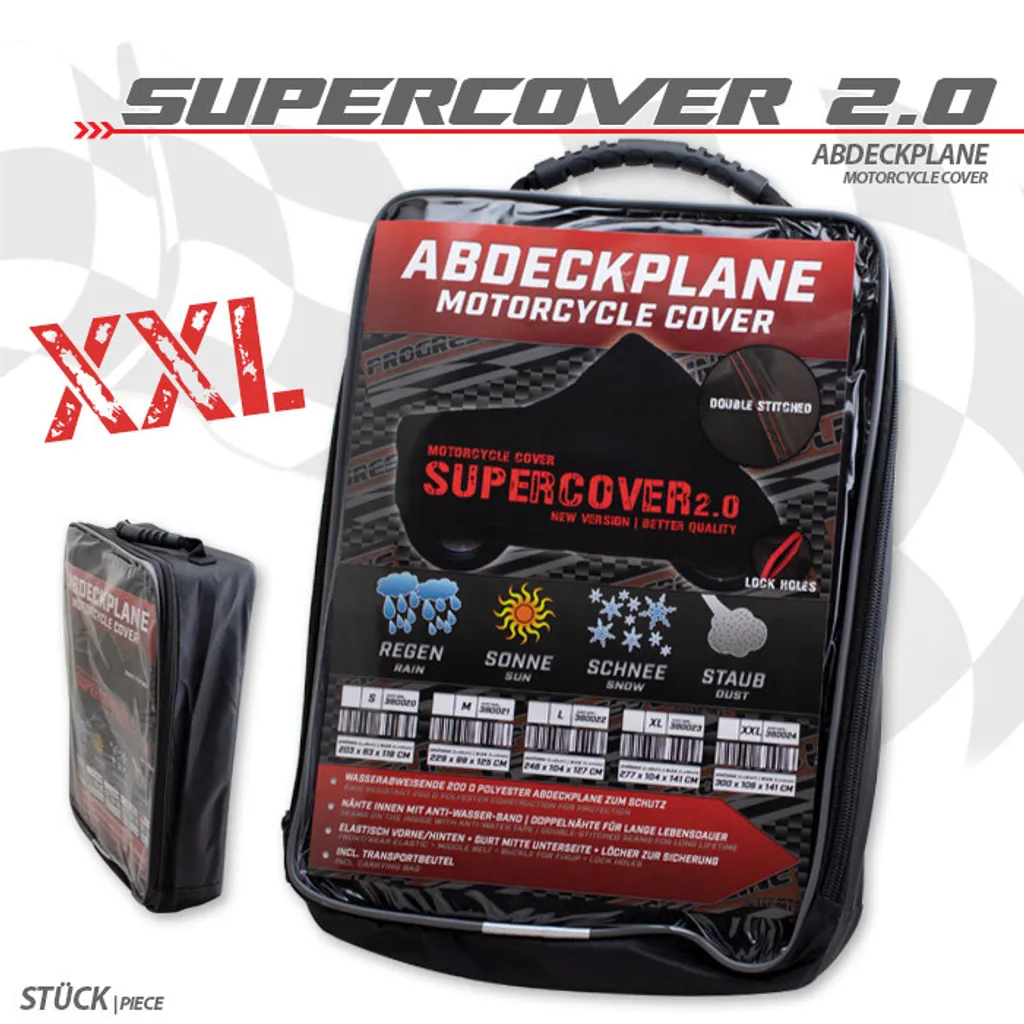 Telo Copriauto Supercover 2.0 XXL Nero: Protezione Professionale Esterna
