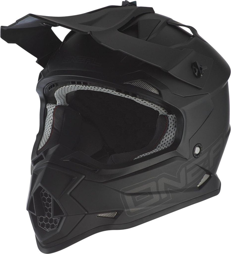 Oneal 2Series Flat Jugend Motocross Helm (Black,M (51/52))