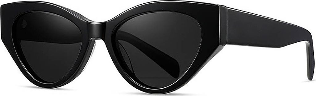 VeyRey Acetat-Cat-Eye-Sonnenbrille mit Polarisation Zurgug