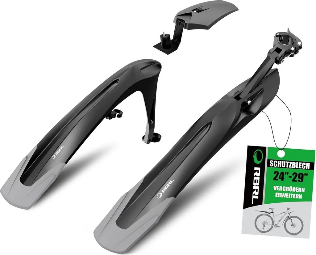 RBRL Garde-boue VTT 24 à 29 pouces Mudguard robuste pour vélo de montagne