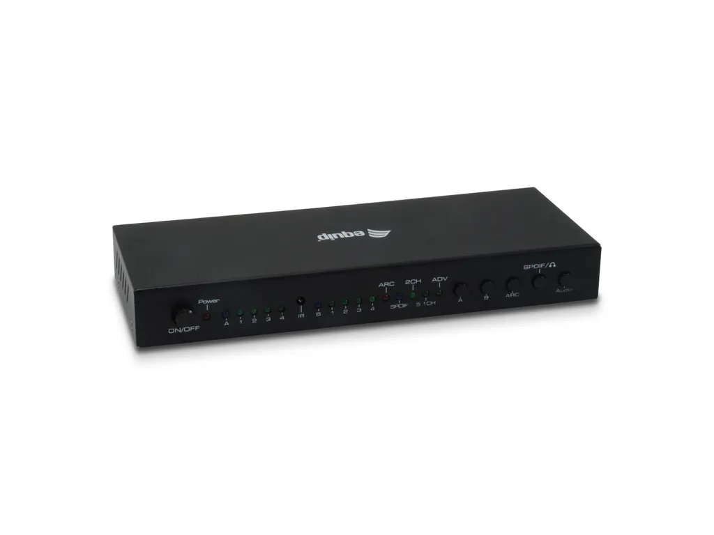 Matrice HDMI 4x2 Equip 33271903 - Switch Commutateur 4K Ultra HD