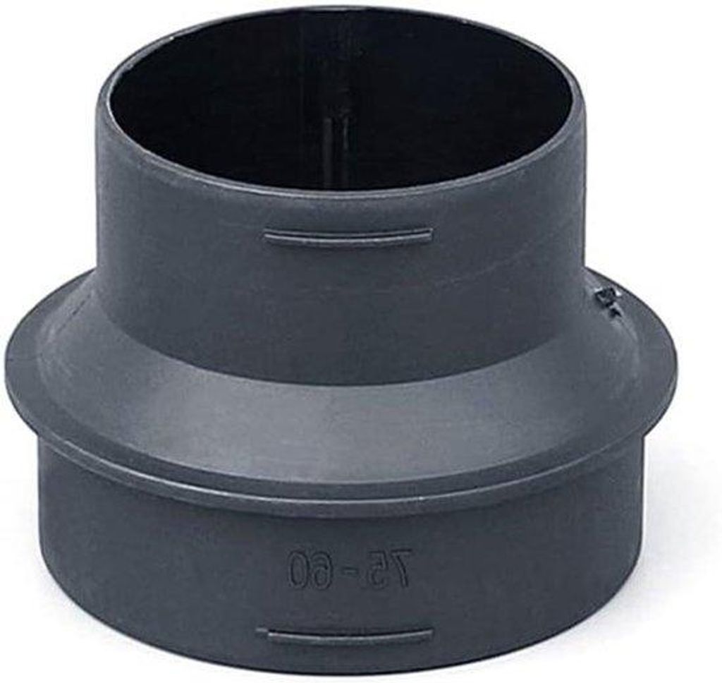 Heizungsrohradapter Ø60 mm auf Ø75 mm - Staub Sammlung - Lüftungszubehör Accessoire