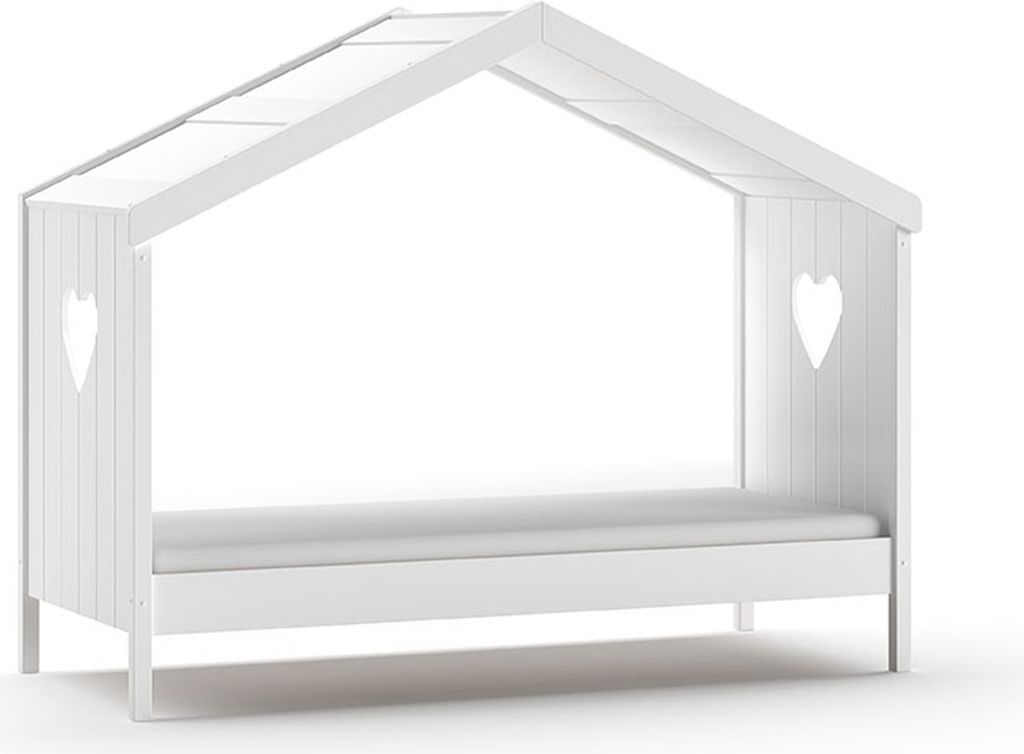 Hausbett >AMORI< in Weiß - 213x171,7x98,7 (BxHxT)