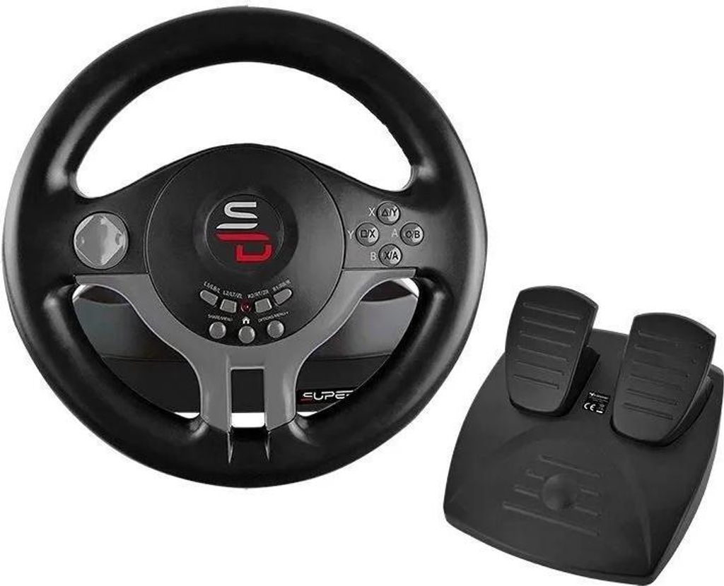 SUPERDRIVE Jeu de volant et de pédales SV250/ PS3/ PS4/ Image du produit 