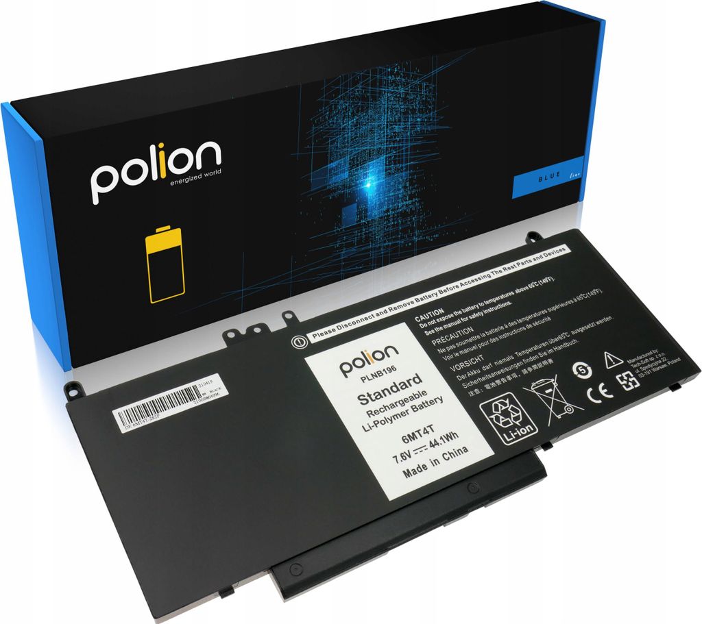 Polion PLNB196, Akku, DELL, Latitude 5470, Latitude E5470 Produktbild 