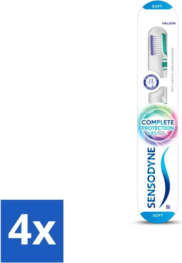 Sensodyne Spazzolino Complete Care Soft Confezione Risparmio 4 Pezzi