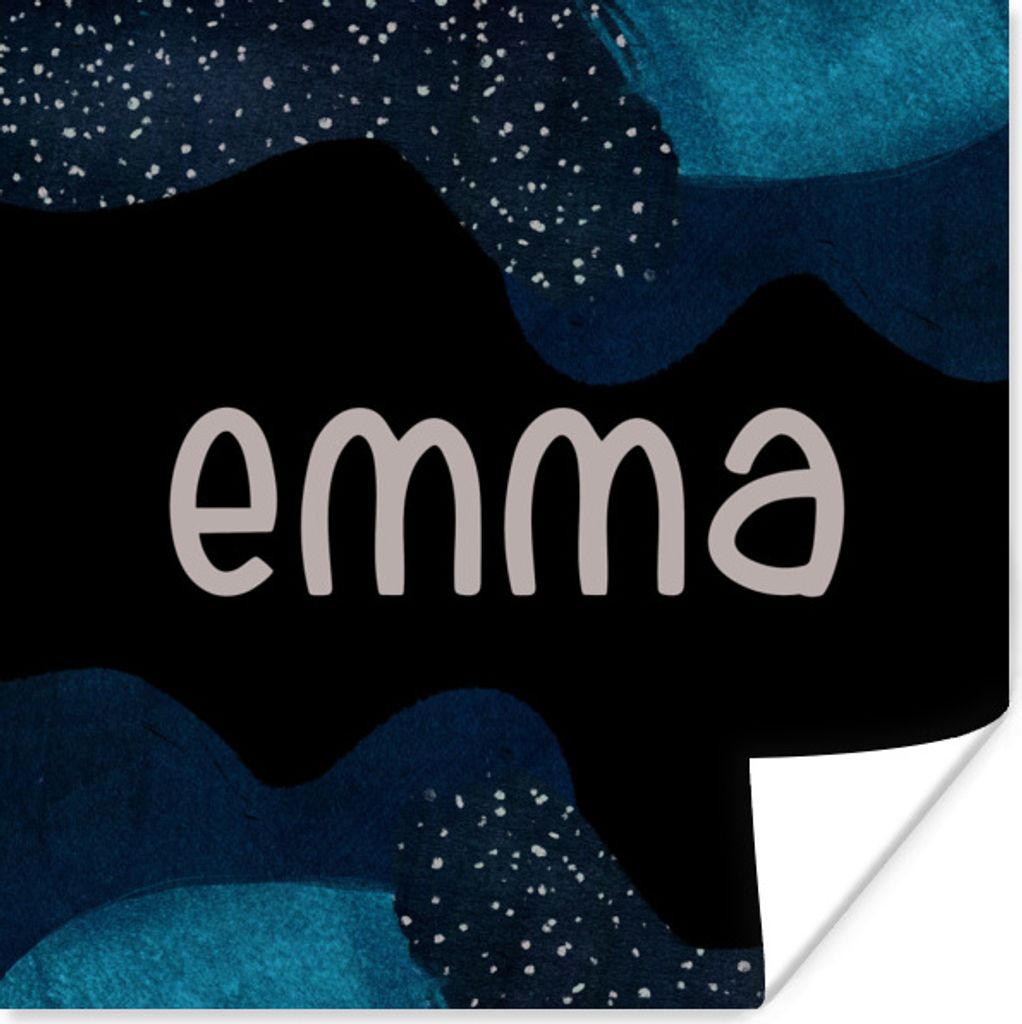 MuchoWow Poster Emma - Pastell - Mädchen 30x30 cm - Wandposter - Printing