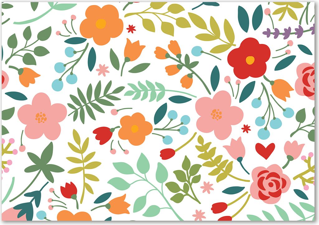 Tulup Glas-Bild - 100 x 70 - Wandbild aus Glas - Wandkunst - Wandbild hinter gehärtetem Sicherheitsglas - Blumen & Pflanzen - Blumen Abbildung -...