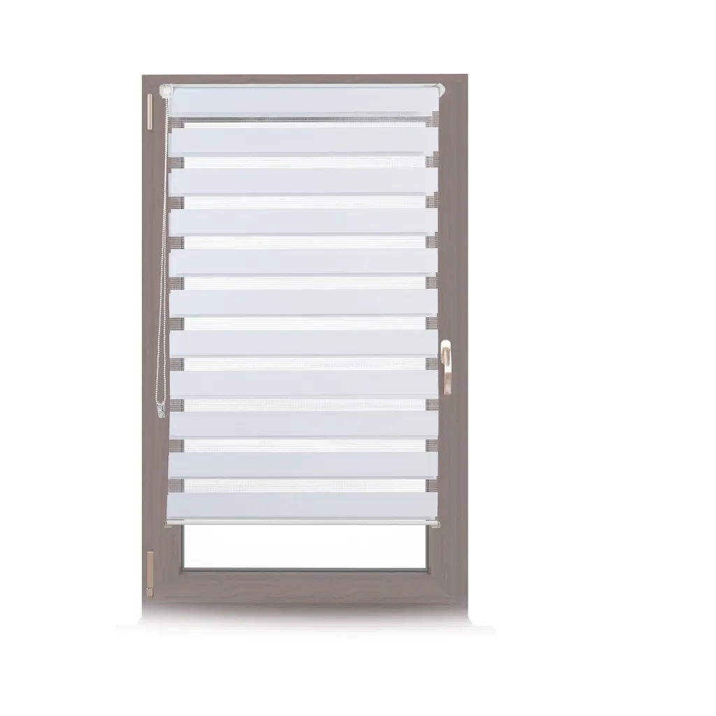 Store Double sans Percer Blanc 80x150cm Klemmfix Solution pour Locataires