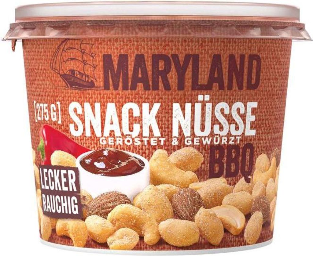 MARYLAND Snack, Snack mixes, Mandel, Cashew, Erdnuss, 275 Produktbild 