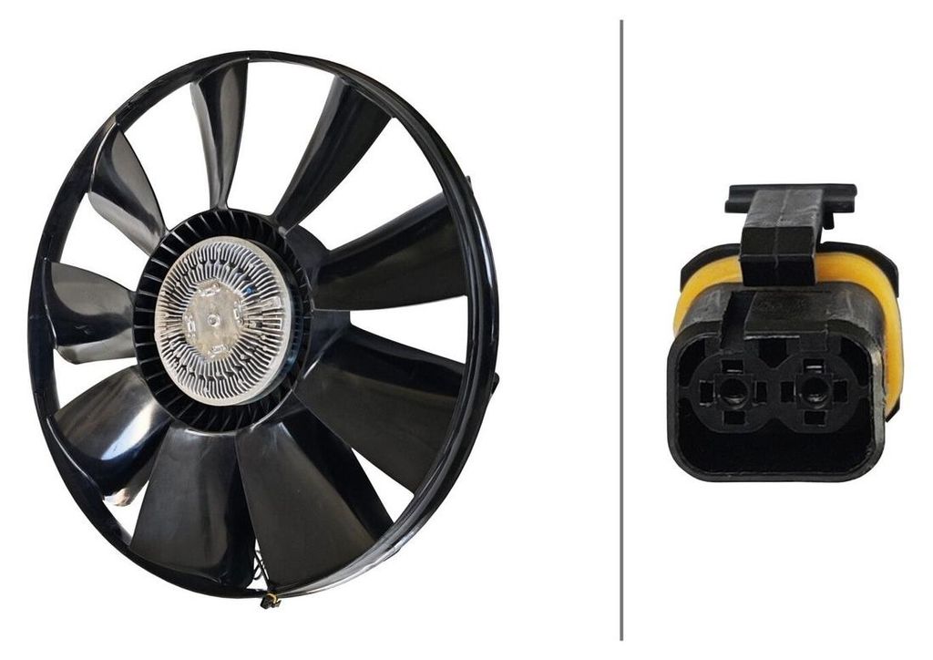 Lüfter Motorkühlung 24 V HELLA IAM-Expertise passend für u.a. MAN TGS