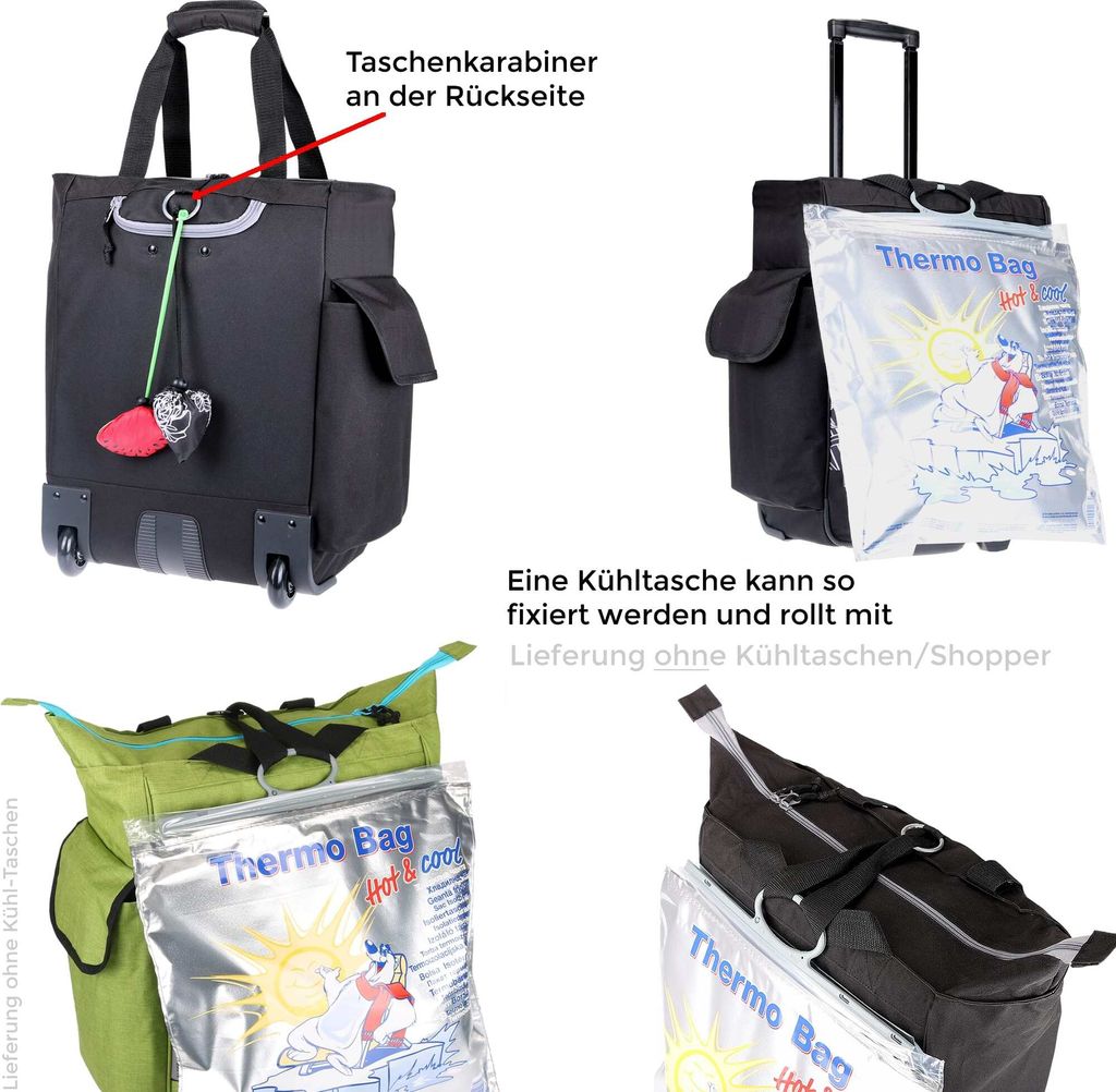 Einkaufstrolley Einkaufsroller Einkaufswagen Trolley Produktbild 6