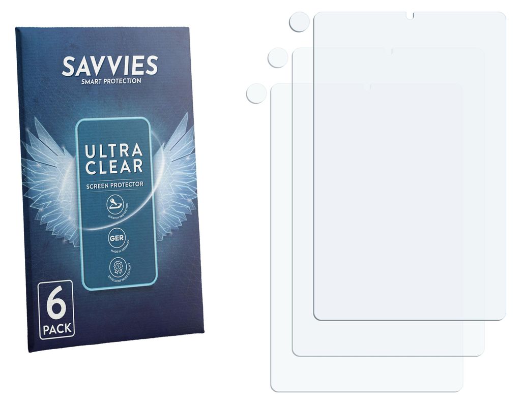 6x Für Lenovo Legion Y700 Gen 5 (Display+Kamera) Schutzfolie Savvies Displayschutz Display Schutz Folie Klar Transparent
