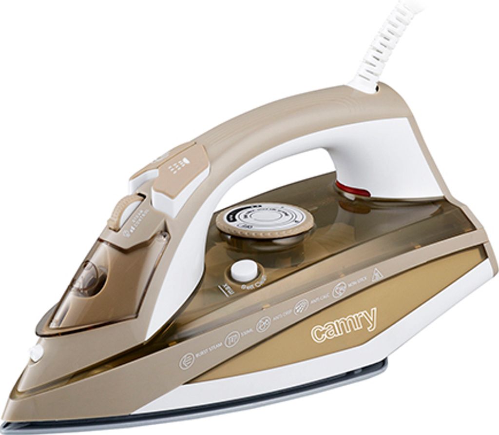 A product shot of a Camry iron on a white background.