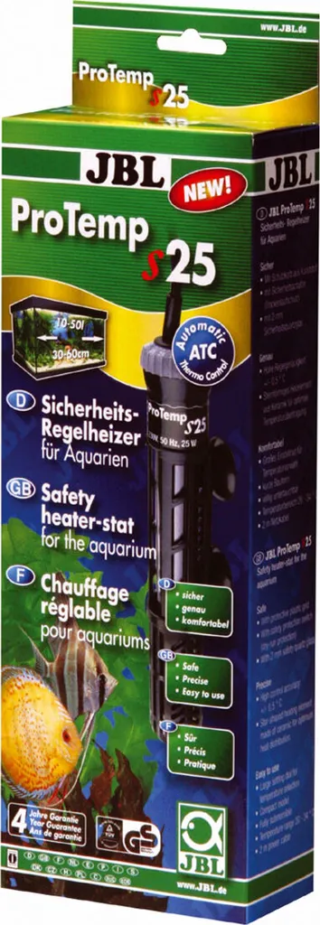 Chauffer un aquarium Nano de 10 à 50L : JBL ProTemp S 25 précis et sûr