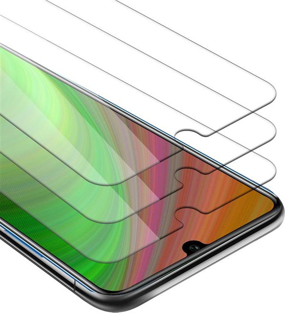 Cadorabo 3x Panzer Folie für Honor 20e Schutzfolie in Weiß Folie Tempered Display-Schutzglas